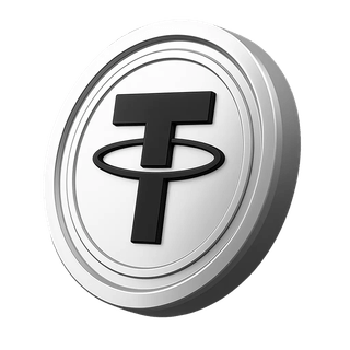 Tether USDT kryptomønt i sektionen til opbygning af investortillid
